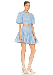 Bardot Mimi Linen Mini Dress