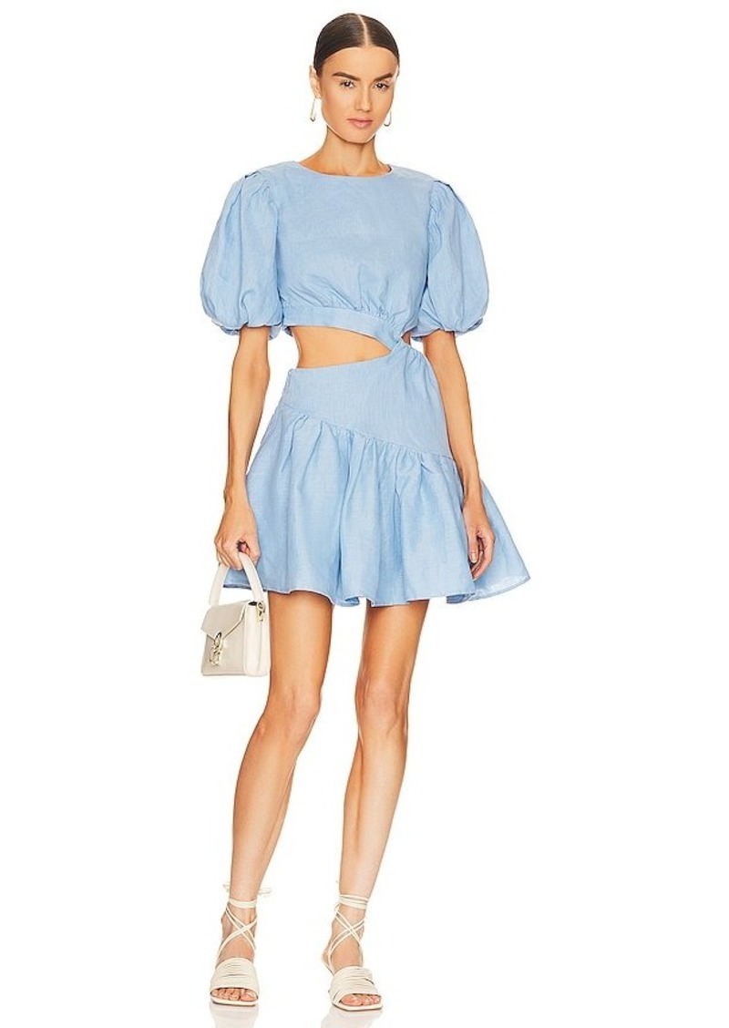 Bardot Mimi Linen Mini Dress