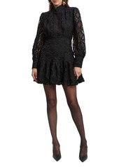 Bardot Remy Lace Long Sleeve Minidress