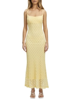 Bardot Women's Adoni Mesh Slip Dress - Canary Yellow