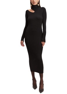 Bardot Women's Ainsley Knit High-Neck Midi Dress - Black