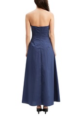 Bardot Women's Lora Strapless Maxi Dress - NAVY