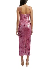 Bardot Women's Sequined Maxi Dress - Party Pink
