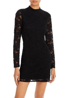 Bardot Vezza Womens Lace Long Sleeves Cocktail and Party Dress