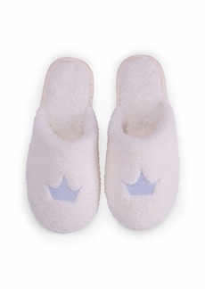 Barefoot Dreams Women's  CozyChic Disney Cinderella Slipper Memory Foam Padding Comfy House Slipper Slide-On Slipper S/M (5/67/8)