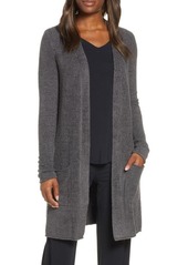 barefoot dreams CozyChic Lite® Long Cardigan in Carbon at Nordstrom