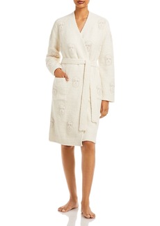 Barefoot Dreams CozyChic Scattered Skulls Robe - 150th Anniversary Exclusive