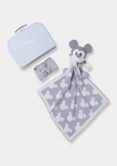Barefoot Dreams Kid's CozyChic Ultra Lite Mickey Mouse 3-Piece Infant Gift Set  Size 3M-18M