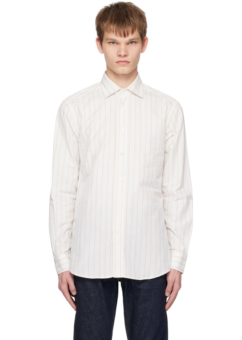 Barena Off-White Maridola Talian Shirt