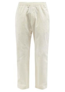 Barena Venezia - Pavion Elasticated-waist Cotton-blend Trousers - Mens - Cream