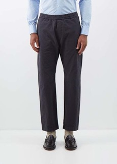 Barena Venezia - Riobargo Garbo Cotton-blend Suit Trousers - Mens - Black