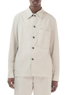 Barena Venezia Cedrone Cotton Blend Button-Up Overshirt