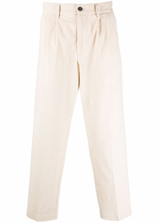 Barena fleece-texture chino trousers