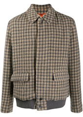 Barena long-sleeved check pattern jacket