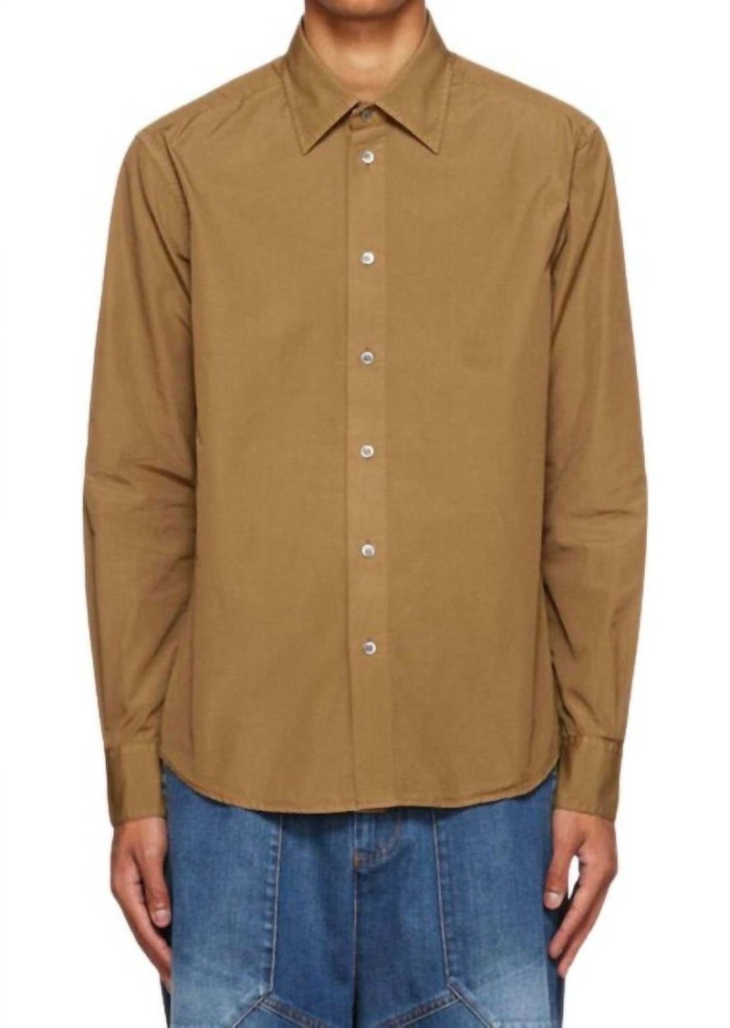 Barena Men's Maridola Shirt In Nocciola