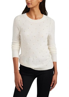 Barneys New York Women's Embellished Cashmere Sweater 