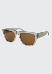 Barton Perreira Men's Kahuna Square Acetate Sunglasses