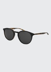 Barton Perreira Men's Princeton Dark Round Sunglasses