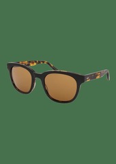 Barton Perreira Men's Thurston Plastic Square Sunglasses