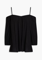 Ba&sh - Cold-shoulder crepe top - Black - 0