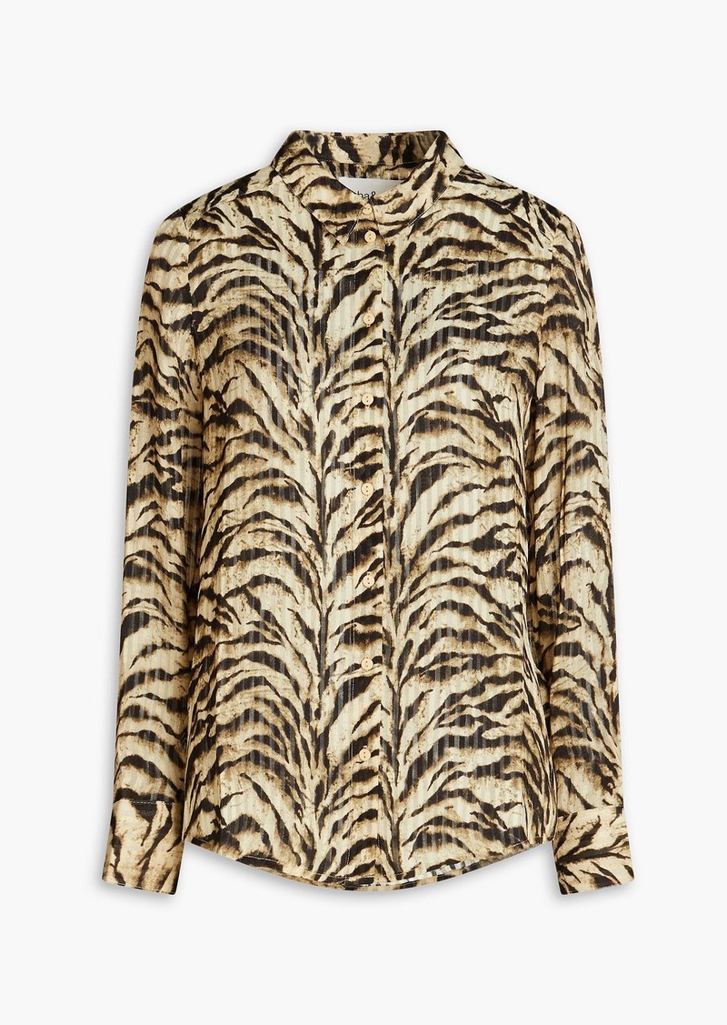Ba&sh - Isaac tiger-print jacquard shirt - Animal print - 1