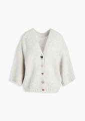 Ba&sh - June button-detailed wool-blend cardigan - Gray - 0