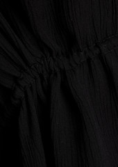 Ba&sh - Noma crinkled crepe blouse - Black - 0