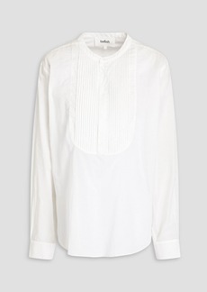 Ba&sh - Pintucked cotton blouse - White - 0