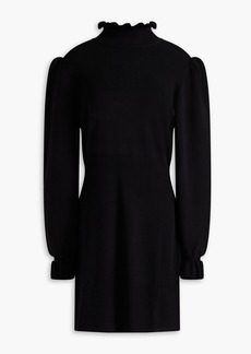 Ba&sh - Sancie ruffled ribbed-knit mini dress - Black - 2