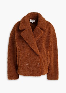 Ba&sh - Sandy double-breasted faux shearling jacket - Brown - 2