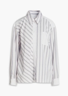 Ba&sh - Striped poplin shirt - Blue - 0