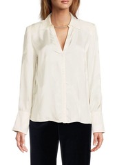 ba&sh Betsey Satin Shirt