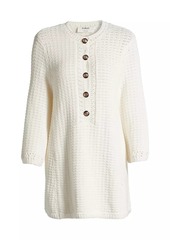 ba&sh Gysele Knit Cotton Minidress