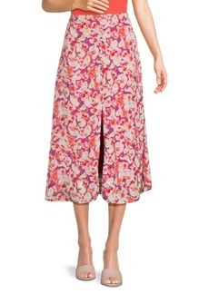 ba&sh Jupe Dalenda Floral Midi Skirt
