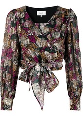ba&sh Leia floral-print wrap blouse