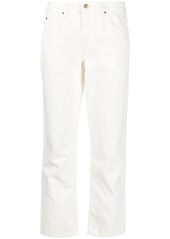 ba&sh mid-rise cropped jeans