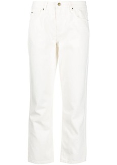 ba&sh mid-rise cropped jeans