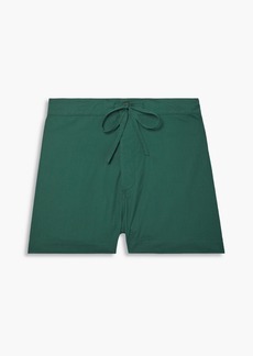 Bassike - Cotton-poplin shorts - Green - 3