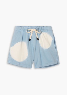 Bassike - Tie-dyed cotton-jersey shorts - Blue - 0