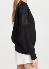 Bassike Waffle Detail Batwing Sweatshirt