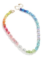 BaubleBar Akia Beaded Necklace in Rainbow at Nordstrom