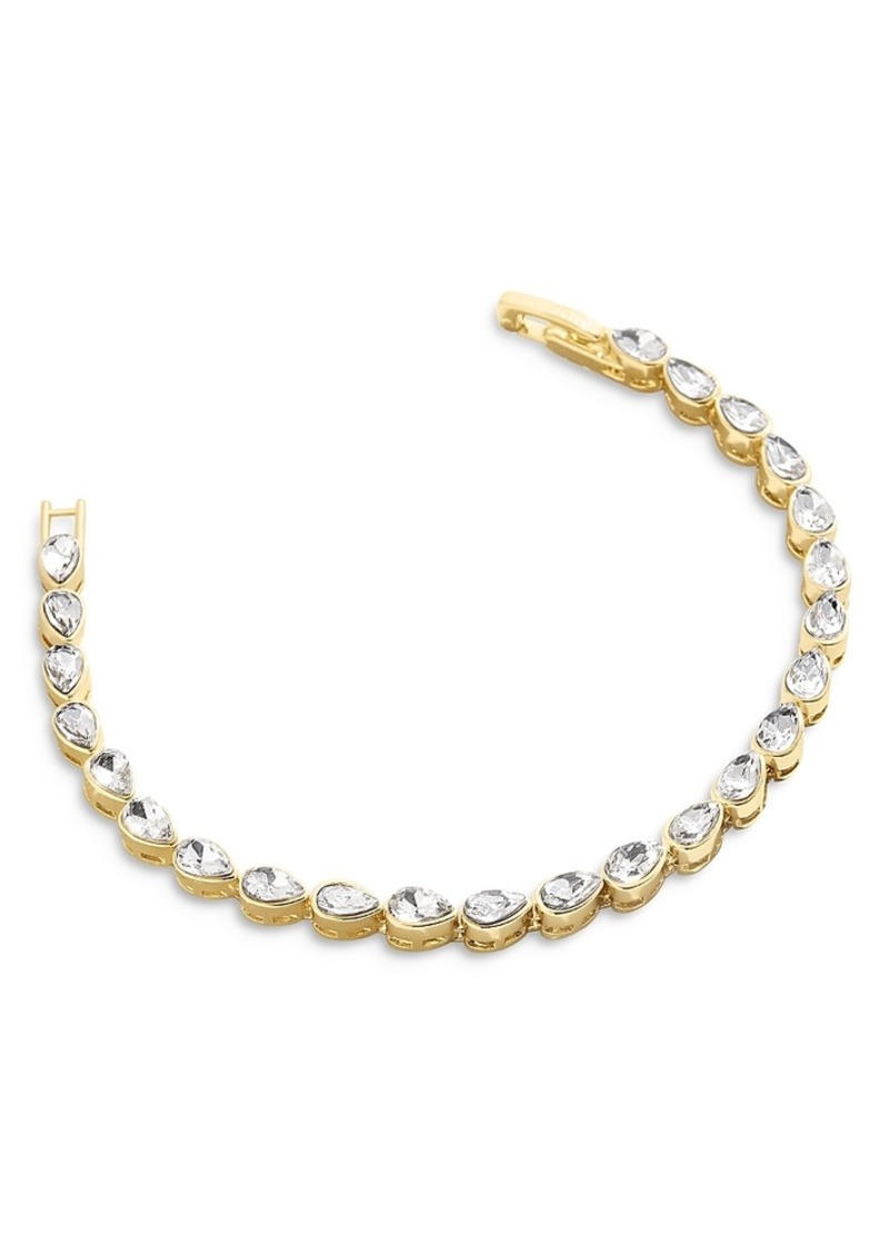 Baublebar Angie Crystal Tennis Bracelet in Gold Tone