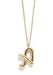 BaubleBar Bubble Initial Necklace