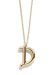 BaubleBar Bubble Initial Necklace