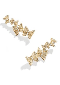 BaubleBar Butterfly Ear Crawlers in Gold at Nordstrom