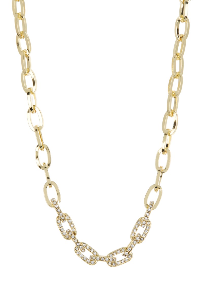 BaubleBar Chain Link Necklace in Gold at Nordstrom Rack