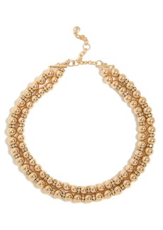 BaubleBar Double Layer Beaded Collar Necklace in Gold at Nordstrom Rack
