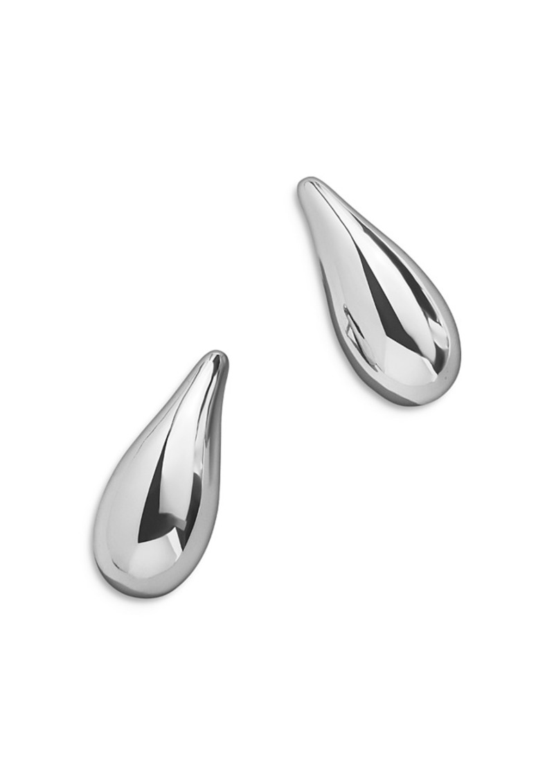 Baublebar Ella Tear Shape Drop Earrings in Silver Tone