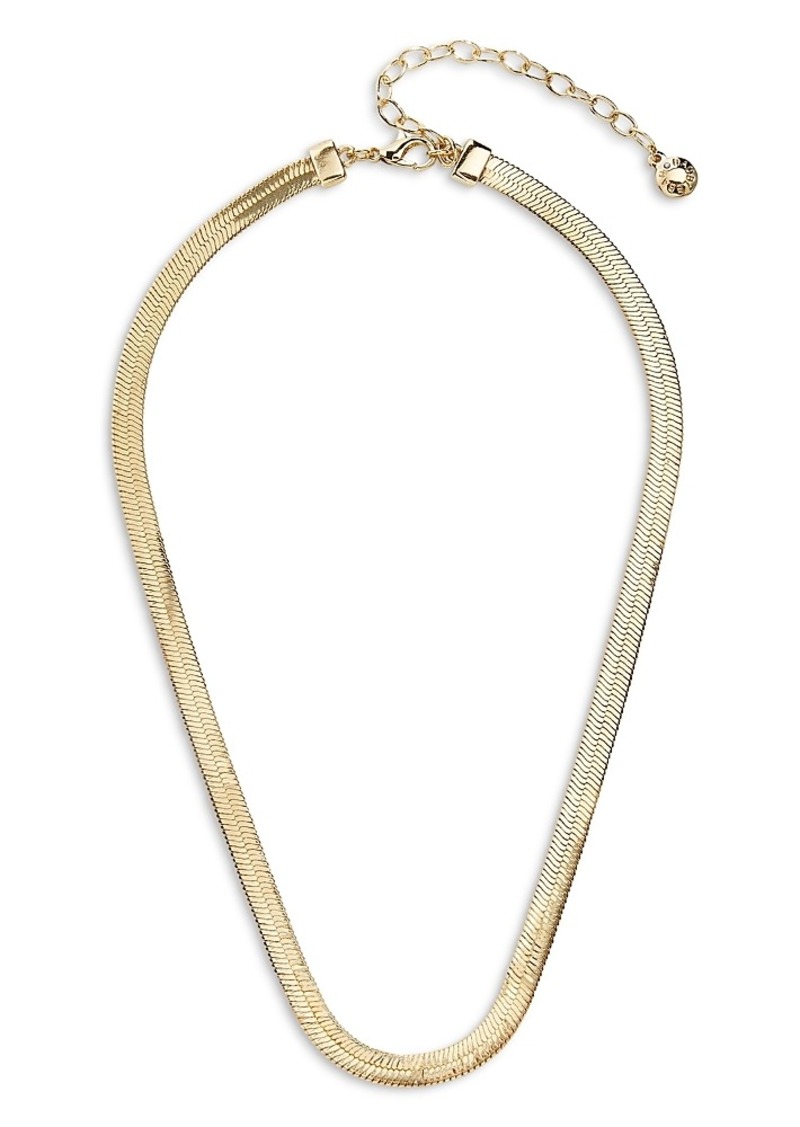 Baublebar Herringbone Chain Choker Necklace, 14-17