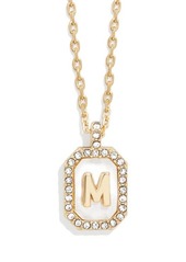 BaubleBar Initial Pendant Necklace